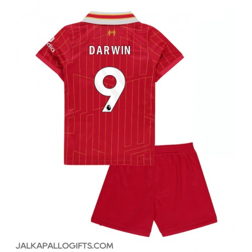 Liverpool Darwin Nunez #9 Koti Peliasu Lasten 2024-25 Lyhythihainen (+ Lyhyet housut)